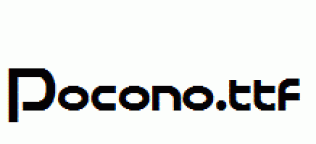 Pocono.ttf