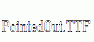 PointedOut.ttf