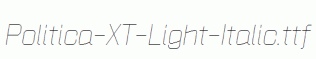 Politica-XT-Light-Italic.ttf