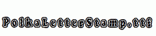 PolkaLetterStamp.ttf