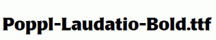 Poppl-Laudatio-Bold.ttf