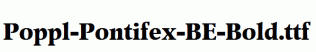 Poppl-Pontifex-BE-Bold.ttf