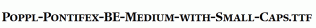 Poppl-Pontifex-BE-Medium-with-Small-Caps.ttf