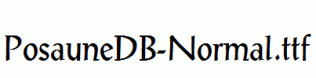 PosauneDB-Normal.ttf