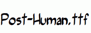 Post-Human.ttf