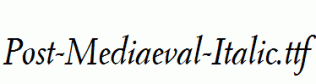 Post-Mediaeval-Italic.ttf