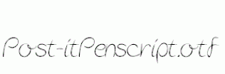 Post-itPenscript.otf