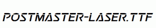 Postmaster-Laser.ttf