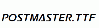 Postmaster.ttf