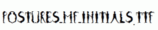 Postures-MF-Initials.ttf