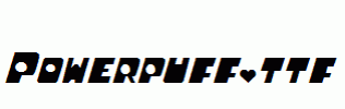 Powerpuff.ttf