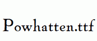 Powhatten.ttf