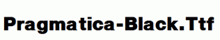 Pragmatica-Black.ttf