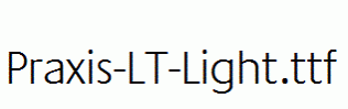 Praxis-LT-Light.ttf
