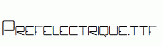 Prefelectrique.ttf