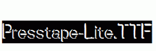 Presstape-Lite.ttf