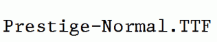 Prestige-Normal.ttf