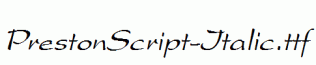 PrestonScript-Italic.ttf