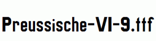 Preussische-VI-9.ttf