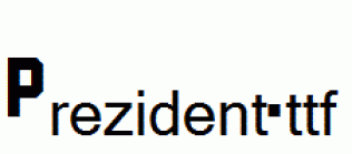 Prezident.ttf