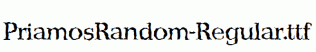 PriamosRandom-Regular.ttf