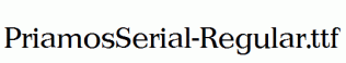 PriamosSerial-Regular.ttf