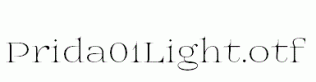 Prida01Light.otf