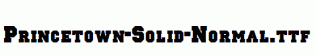 Princetown-Solid-Normal.ttf