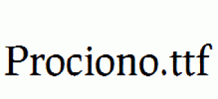 Prociono.ttf
