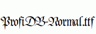 ProfiDB-Normal.ttf