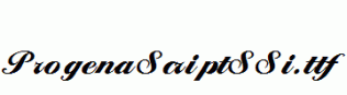 ProgenaScriptSSi.ttf