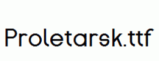 Proletarsk.ttf