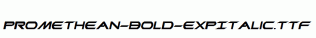 Promethean-Bold-ExpItalic.ttf