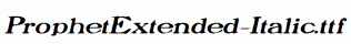 ProphetExtended-Italic.ttf