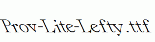 Prov-Lite-Lefty.ttf