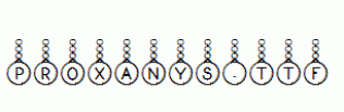 Proxanys.ttf