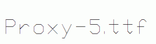Proxy-5.ttf