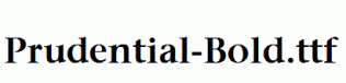Prudential-Bold.ttf