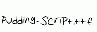Pudding-Script.ttf
