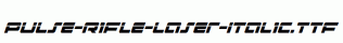Pulse-Rifle-Laser-Italic.ttf