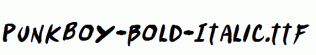 Punkboy-Bold-Italic.ttf