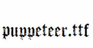 Puppeteer.ttf