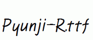 Pyunji-R.ttf