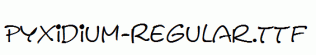 Pyxidium-Regular.ttf