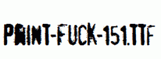 pRint-Fuck-151.ttf