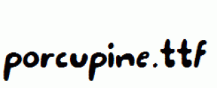 porcupine.ttf