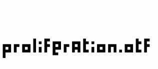 proliferation.otf