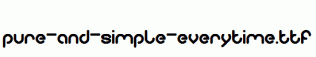 pure-and-simple-everytime.ttf