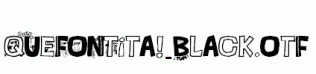 QUEFONTita!-Black.otf