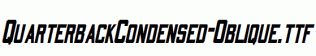 QuarterbackCondensed-Oblique.ttf